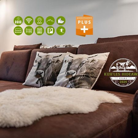 Kuh'Les Hideaway Steibis 3-Zimmer Ferienwohnung 55 M² Oberstaufen Esterno foto