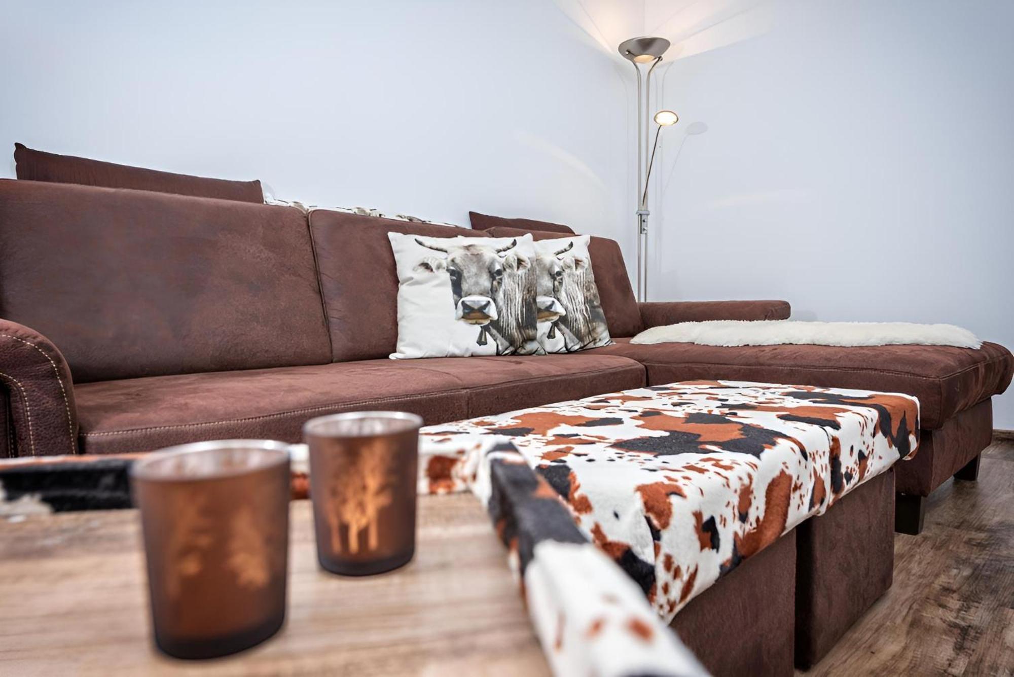 Kuh'Les Hideaway Steibis 3-Zimmer Ferienwohnung 55 M² Oberstaufen Esterno foto